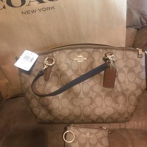 NWT Coach purse and coin pouch